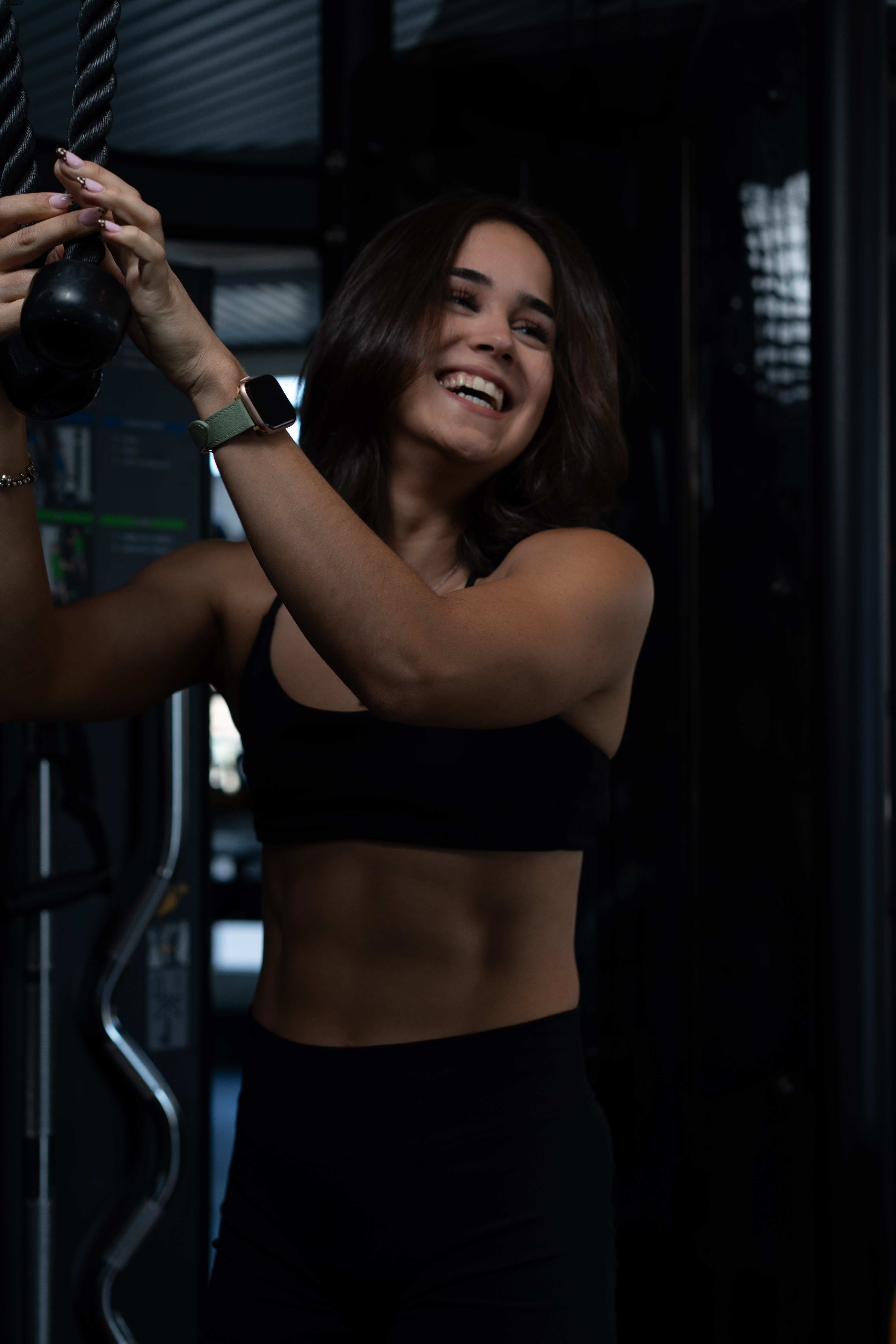 Nicole in the gym